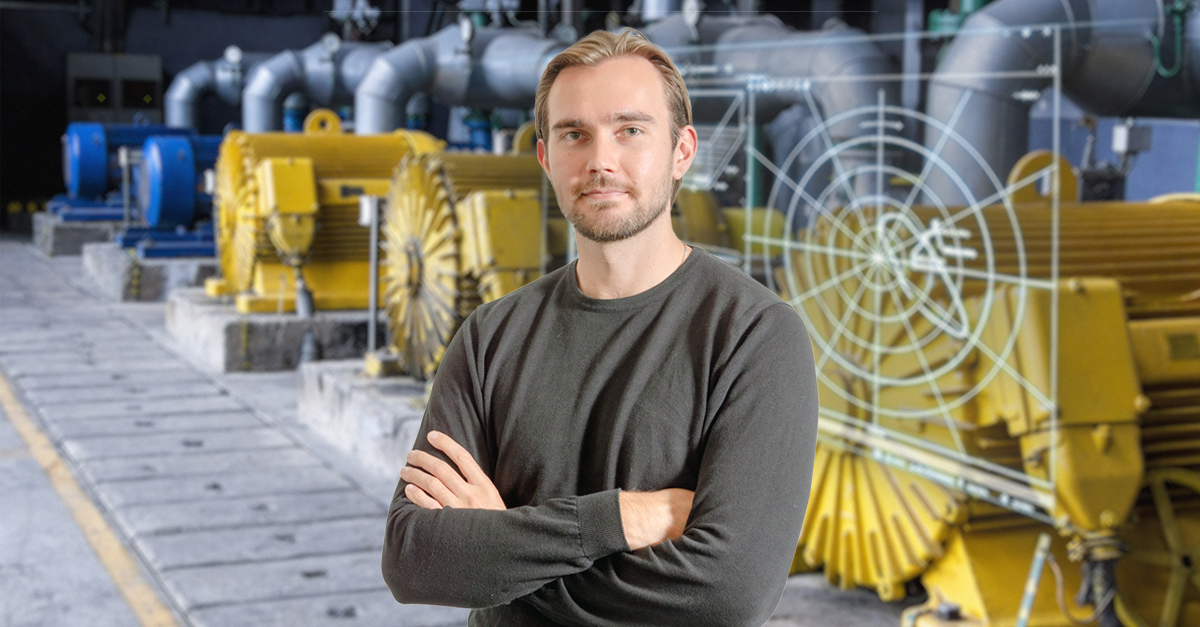 Elias, ny systemingenjör på Begner (iba Nordic)