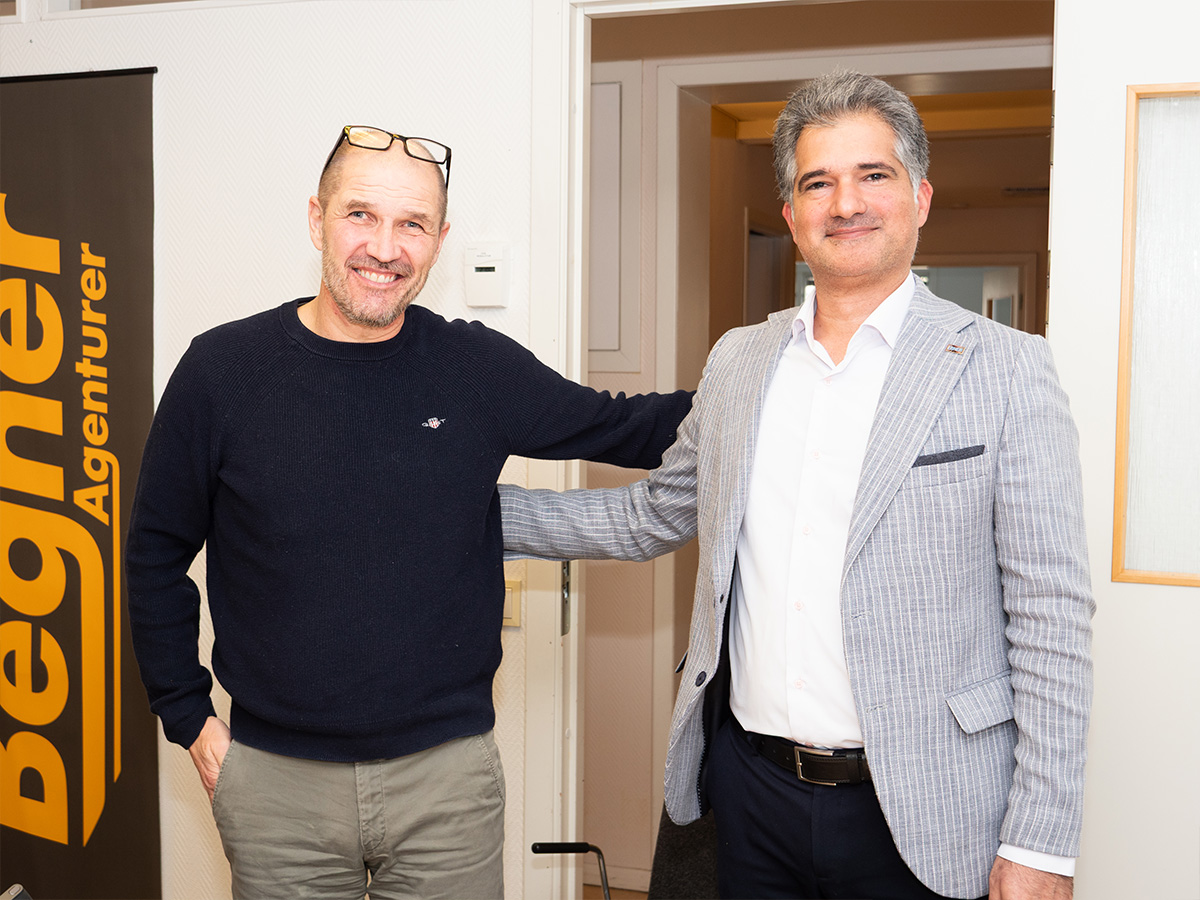 EBNER och Begner under möte i Falun